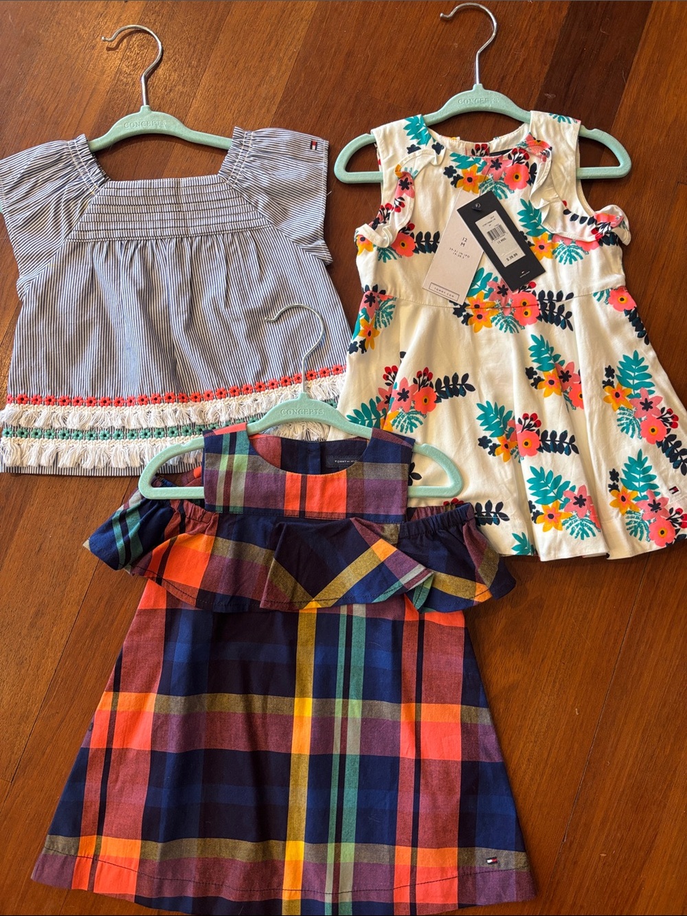 12M Baby Girl 3 Piece Tommy Hilfiger Lot